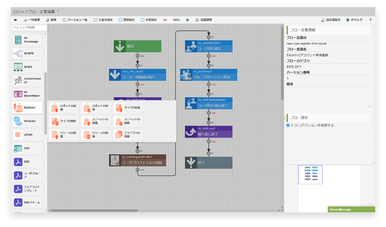 柔軟な外部サービス連携